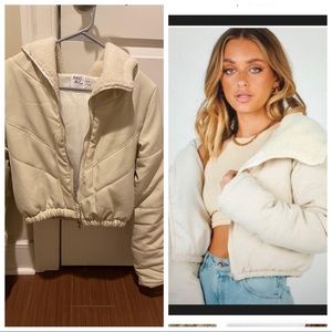 PRINCESS POLLY CROPPED MICHAEL PUFFER